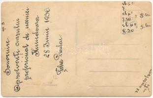 1936 Vajdahunyad, Hunedoara; Absolventi cursului profesional de ucenici / Szakmunkásképző tanfolyamo...