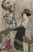 Japanese geisha with pipe (EK)