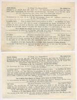 1931. "26. Magyar Királyi Osztálysorsjáték" 1. osztály 1/8 sorsjegy + "26. Magyar Kir...
