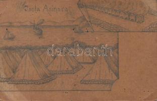 Island Asinaria WW. I. Austro-Hungarian POW camp