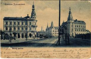 1900 Kolozsvár, Cluj; Bénig (Benigni) palota, fodrász üzlet / palace, hairdresser shop (Rb)