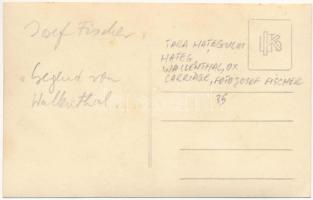 Hátszeg, Wallenthal, Hateg; ökrös szekér, erdélyi folklór / Transylvanian folklore, ox cart. photo (...