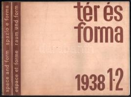 1938 A Tér és Forma XI. évfolyamának 1-2. száma