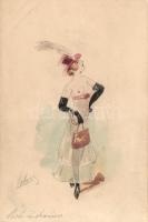 Lady with bag handmade s: Ts Roberty