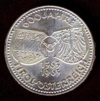 Ausztria 1963. 50Sch Ag "600 éves Tirol" T:1-