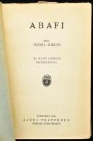 Jósika Miklós: Abafi. Bp., 1933. Uránia. Kiadói papírkötésben