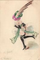 Running lady handmade s: Ts Roberty (EK)