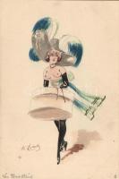 Lady with box handmade s: Ts Roberty