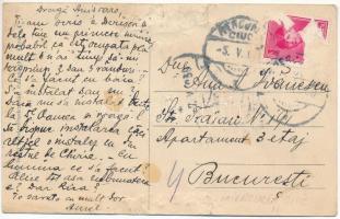 1930 Csíkszereda, Miercurea Ciuc; látkép. Vasúti levelezőlapárusítás 7912. / general view (b)