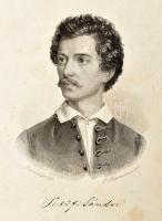 Zilahy Károly: Magyar koszorúsok albuma. Írói élet- és jellemrajzok. Első kiadás. Bp., 1863, Heckena...