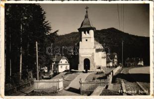 Tusnádfürdő, Baile Tusnad; 1929-ben emelt katolikus templom / Catholic church built in 1929 (ragasztónyomok / gluemarks)