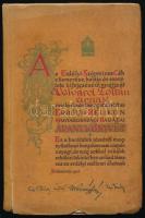 Az Erdélyi Helikon Magyarországi Barátainak Aranykönyve 1937. Kolozsvár, 1937, Erdélyi Szépmíves Céh, 240 p. Kiadói illusztrált papírkötés, névre szóló (borítón: Welvárd Zoltán), Welvárd Zoltán ex libris-szével, sérült borítóval.