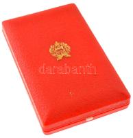 1965. "Szolgálati Érdemérem 35 év után" aranyozott, zománcozott bronz kitüntetés mellszala...