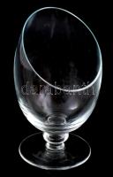 Mousse pohár készlet, 6 db, jelzés nélkül, hibátlan, m: 16,5 cm