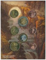 Svájc 2003. 1c-2E (8xklf) próbaveret forgalmi sor karton dísztokban T:UNC 
Switzerland 2003. 1 Cero...