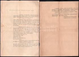 1944. 09. 08. Horthy Miklós kormányzóhoz intézett, az Országos Izraelita Irodák Hadviseltek Bizottsága levélpapírjára géppel írt kérvény fogalmazványa, 2 lap. A kérelmező Molnár (Moskovitz) Lajos zsidó származású, az első világháborúban többszörösen kitüntetett (II. oszt. ezüst vitézségi érem, brinz vitézségi érem, sebesülési érem, Károly csapatkereszt, vas érdemkereszt) kereskedő kérelmezi a zsidótörvény alóli mentesítést maga és családja részére a 3040/1944 M.E. rendelet (egyes személyeknek a zsidókra vonatkozó rendelkezések hatálya alóli mentesítése alapján)