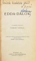 Edda-dalok. Fordította Gábor Ignác. Markó Lajos rajzaival. Bp., 1903, Kisfaludy Társaság Kiadása. Ki...