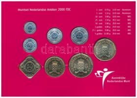 Holland Antillák 2000. 1c - 5G (8xklf) forgalmi sor szettben, karton dísztokban T:UNC
Netherlands A...