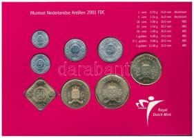 Holland Antillák 2001. 1c - 5G (8xklf) forgalmi sor szettben, karton dísztokban T:UNC
Netherlands A...