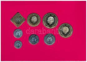 Holland Antillák 2002. 1c - 5G (8xklf) forgalmi sor szettben, karton dísztokban T:BU kis patina
Net...