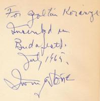 Irving Stone: Martróz lóháton. Jack London élete. Ford.: Radó György. A szerző, Irving Stone (1903-1...