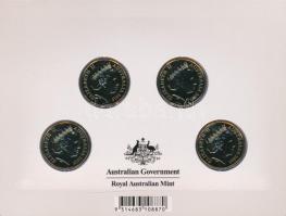 Ausztrália 2016. 1$ Al-bronz "II. Erzsébet" (4xklf verdejellel) "Australia's fir...