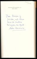 Esterházy, Péter: Sin Arte. (Semmi művészet.) Traducción Húngaro de Adan Kovacics. A szerző, Esterhá...