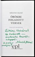 Mészöly Dezső: Örökbe fogadott versek. Válogatott műfordítások. A szerző, Mészöly Dezső (1918-2011) ...