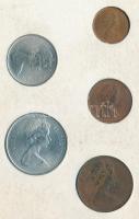 Nagy-Britannia 1968-1971. 1/2p-10p (5xklf) "Nagy-Britannia első decimális érméi" forgalmi ...