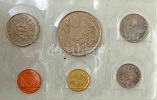 Vegyes: Szingapúr és Malajzia 1976-1987. Közös forgalmi összeállítás műbőr tokban (12xklf) T:UNC,AU
...