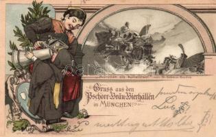 München Beer-pub commercial Litho