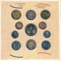 Belgium 1990. 50c-50Fr (10xklf) forgalmi sor karton dísztokban, minden névértékből francia és hollan...