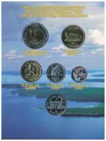 Finnország 2001. 10p - 10M (5xklf) forgalmi sor + "Finn verde / J.V. Snellmann" Cu-Ni zset...