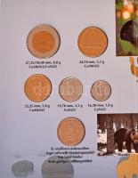 Finnország 1995. 10p - 10M (5xklf) forgalmi sor + "Finn verde / Conrad Lihr" zseton szettb...