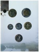 Finnország 1995. 10p - 10M (5xklf) forgalmi sor + "Finn verde / Conrad Lihr" zseton szettb...