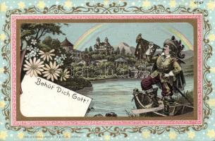 May God protect you litho