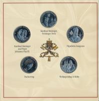 Szomália 2006. 1$ Cu-Ni (5xklf) "XVI. Benedek pápa" érmeszett karton dísztokban T:BU
Soma...