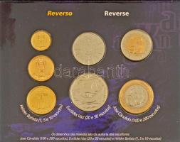 Portugália 1998. 1E-200E (7xklf) + 200E "Expo 98" forgalmi sor, karton dísztokban, külső t...