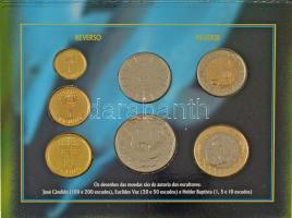 Portugália 1998. 1E-200E (7xklf) + 100E "Expo 98" + 200E "Expo 98" forgalmi sor,...
