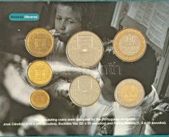 Portugália 1999. 1E-200E (7xklf) + 100E "UNICEF" + 200E "UNICEF" forgalmi sor, k...