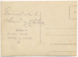 Abrudbánya, Abrud; Drumul de la Abrud-Zlatna / Zalatna és Abrudbánya közötti út / road between Abrud...