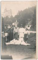 Törcsvár, Törzburg, Bran-Poarta; vár, erdélyi népviselet, katona / castle, soldier, Transylvanian folklore. Foto Said photo (EK)