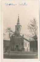 Szilágytő, Salatiu; templom / church. photo (ragasztónyom / glue marks)