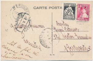 1928 Szerdahely, Miercurea Sibiului, Mercurea, Merkurea, Reussmarkt; Oficiul postal / Posta / post o...