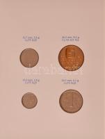 Finnország 1991. 10p - 5M (4xklf) forgalmi sor karton dísztokban T:UNC 
Finland 1991. 10 Pennia - 5...