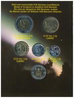 Finnország 2000. 10p - 10M (5xklf) forgalmi sor + "Finn verde" zseton szettben, karton dís...