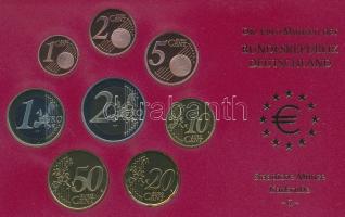 Németország 2005G 1c-2E (8xklf) forgalmi szett műanyag és papírtokban T:PP
Germany 2005G 1 Cent - 2...