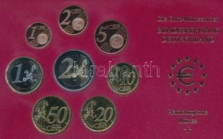 Németország 2005J 1c-2E (8xklf) forgalmi szett műanyag és papírtokban T:PP
Germany 2005J 1 Cent - 2...
