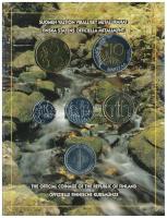 Finnország 1993. 10p - 10M (6xklf) forgalmi sor benne 1M Cu-Ni forgalomba nem került érme, karton dí...