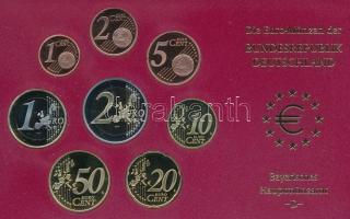 Németország 2003D 1c-2E (8xklf) forgalmi szett műanyag és papírtokban T:PP kis patina
Germany 2003D...